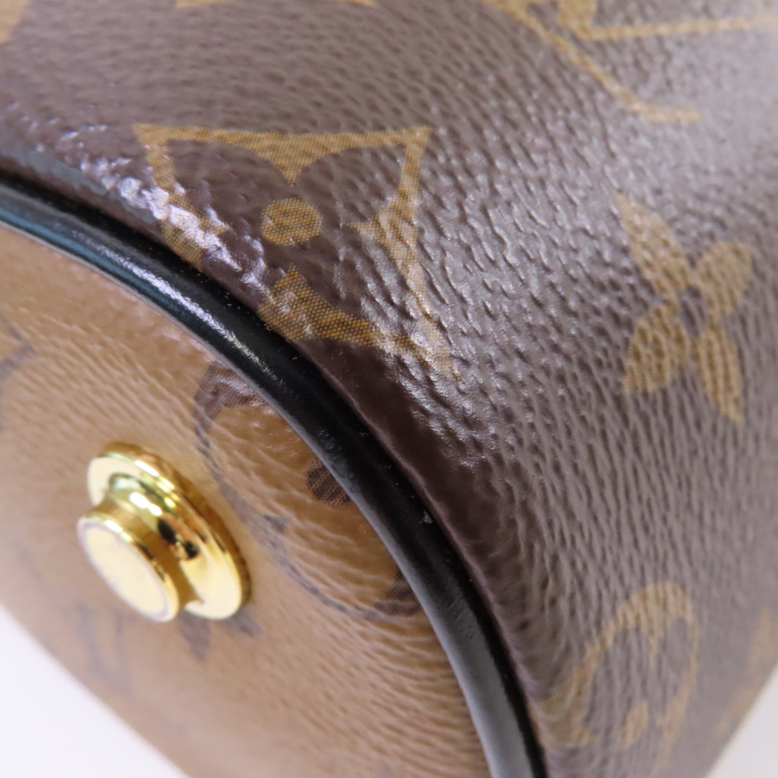 LOUIS VUITTON Monogram Vanity PM 2Way Shoulder Bag金扣手挽肩背兩用袋啡色