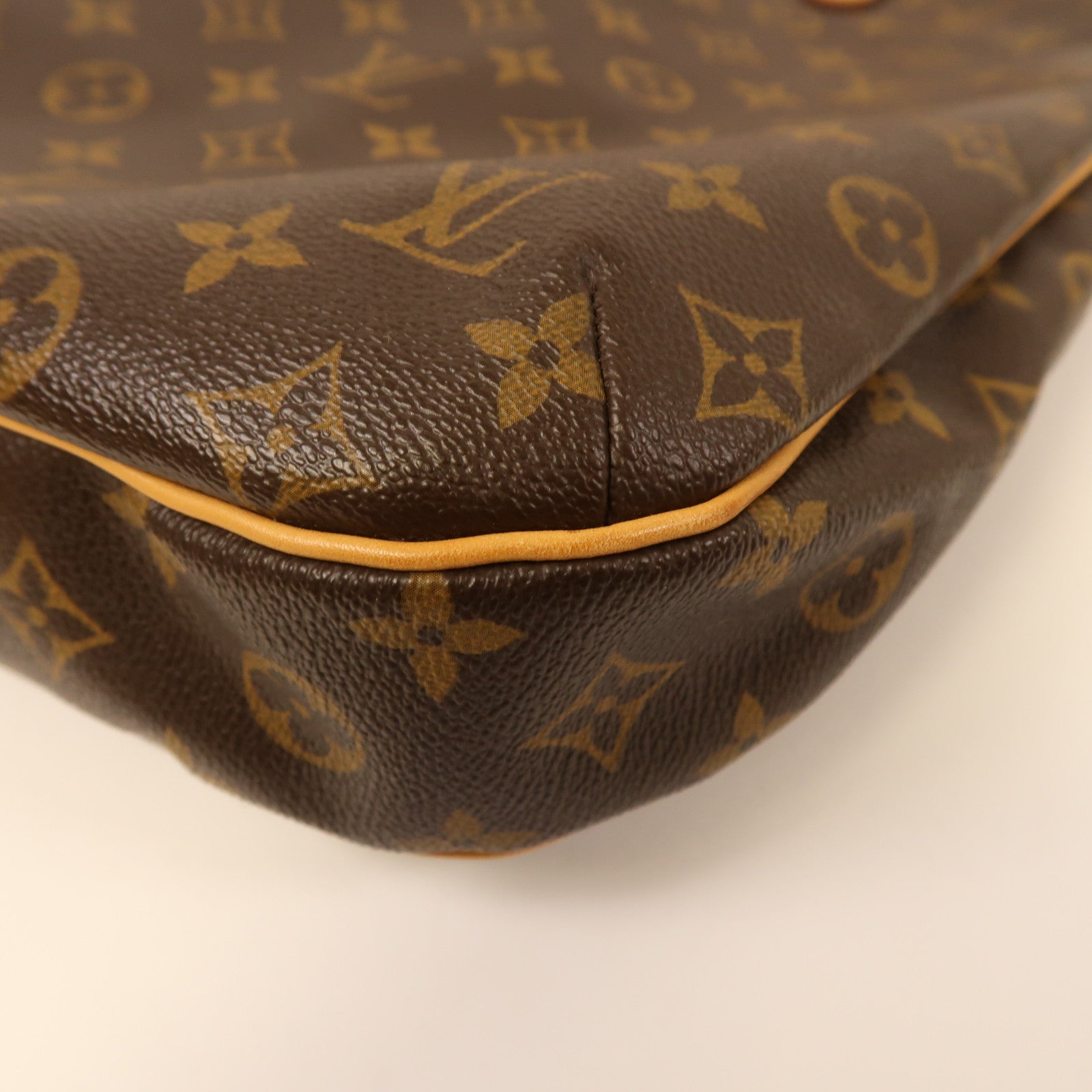 LOUIS VUITTON Monogram Odeon GM金扣手挽肩背兩用袋啡色