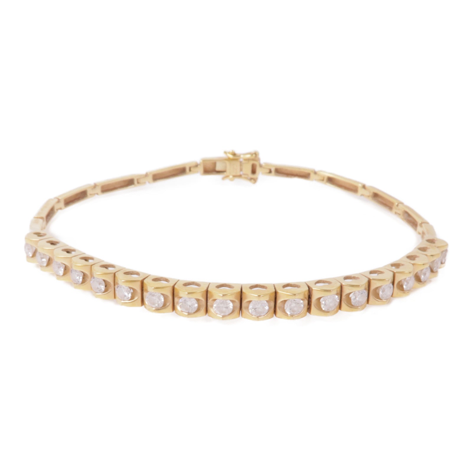 JEWELRY 【激減優惠】18K黃金Diamond Bracelet鑽石手鏈
