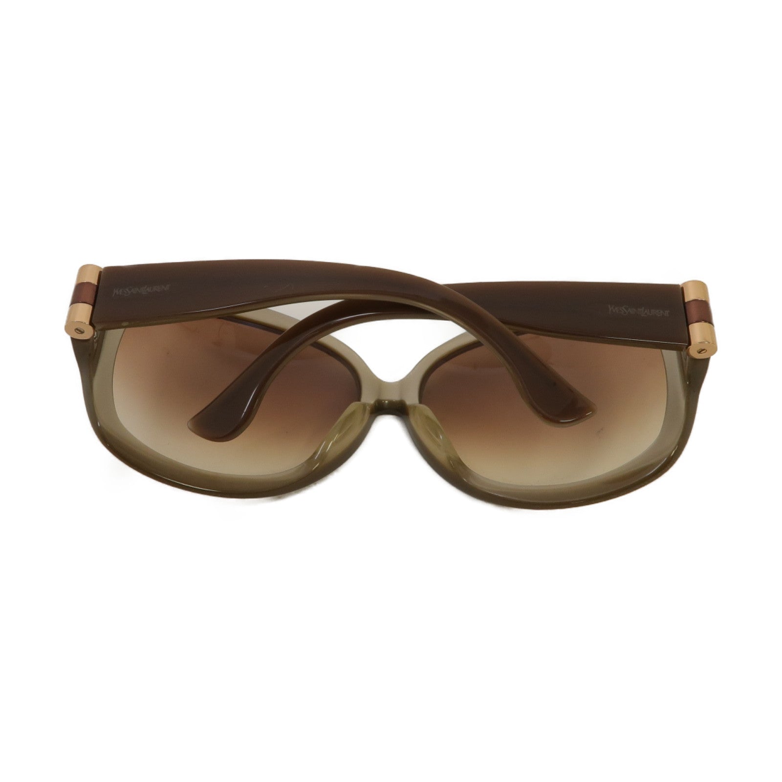 SAINT LAURENT PVC Sunglasses太陽眼鏡棕色