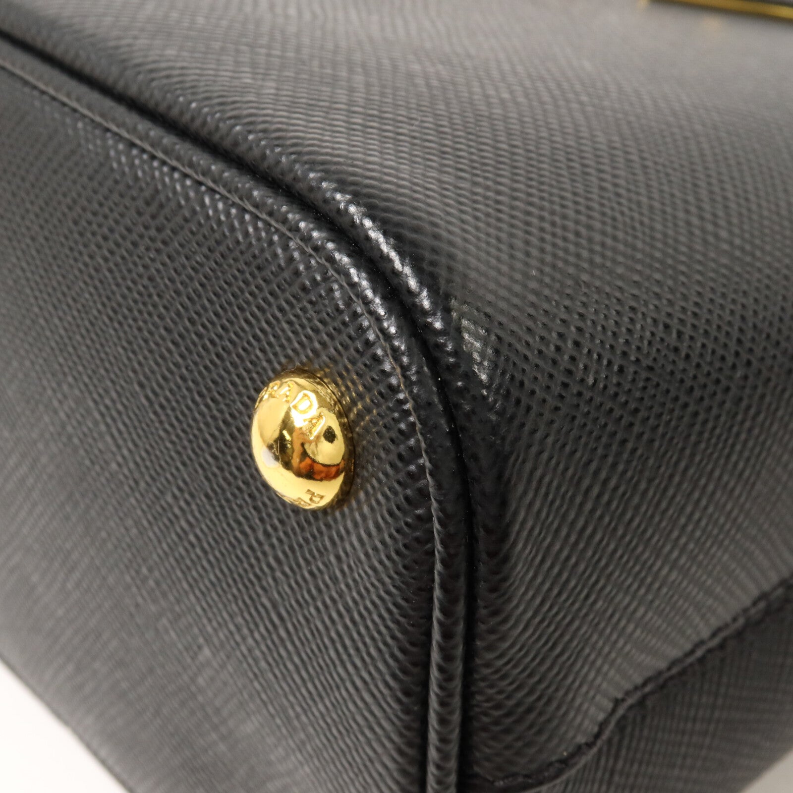 PRADA Saffiano皮革Panier手挽肩背兩用袋