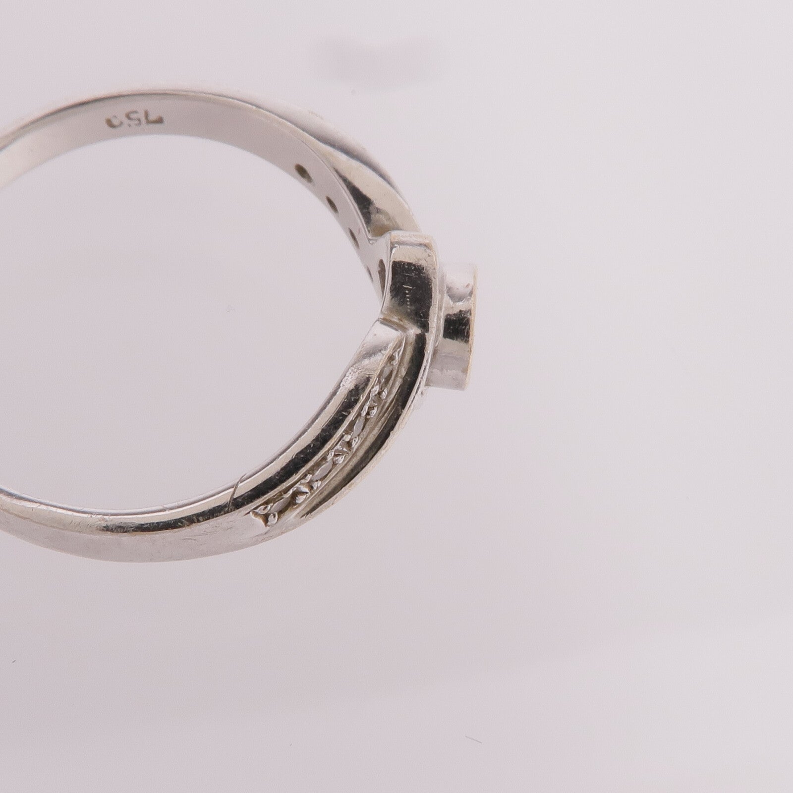 JEWELRY 【激減優惠】18K白金Diamond Ring鑽石戒指US#5.5