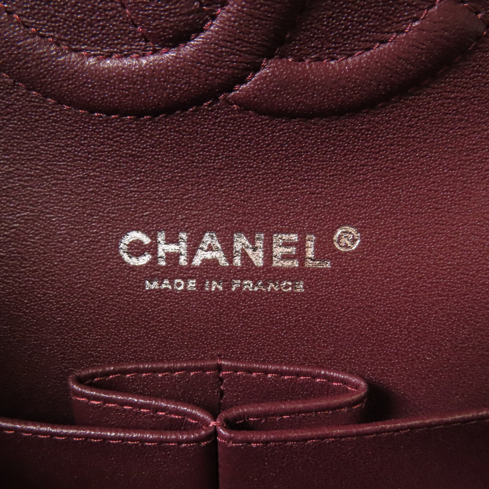 CHANEL 牛皮皮革Classic 25銀扣鏈帶肩背袋