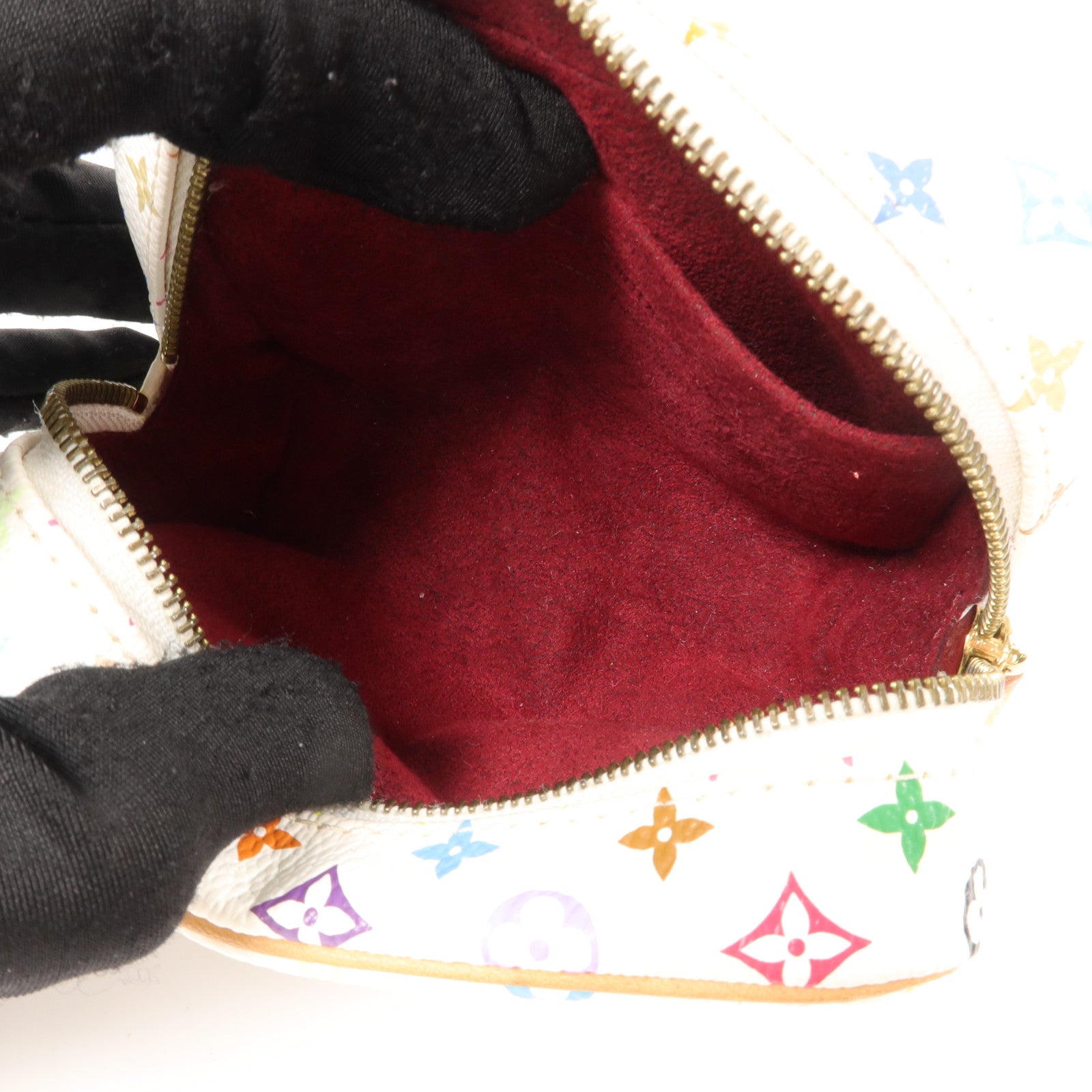 LOUIS VUITTON Monogram Multicolore Takashi Murakami Trousse Wapity Pouch小袋