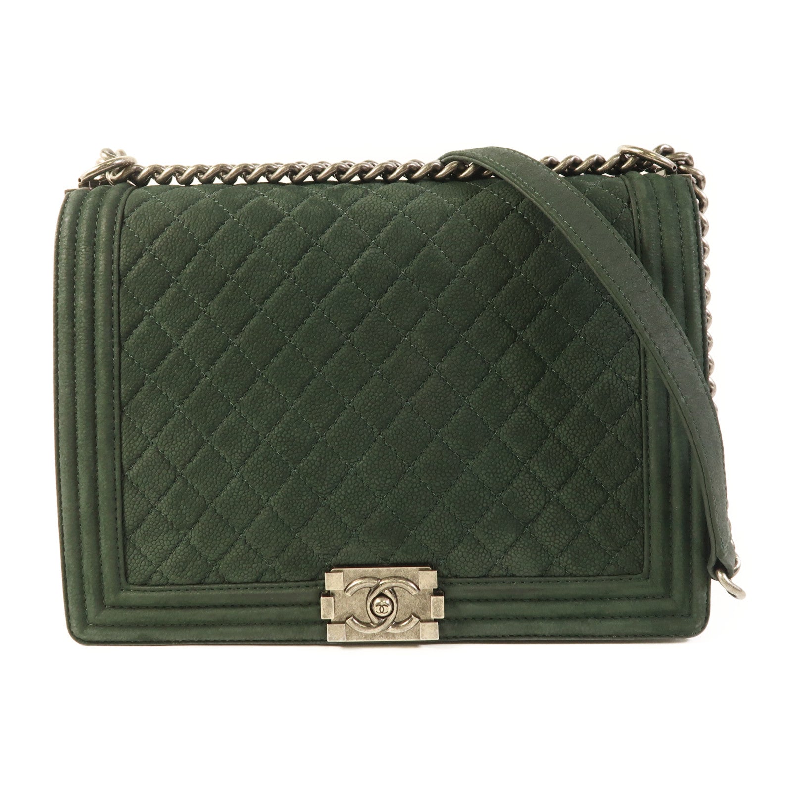 CHANEL 牛皮皮革Boy Chanel 30鏈帶肩背袋