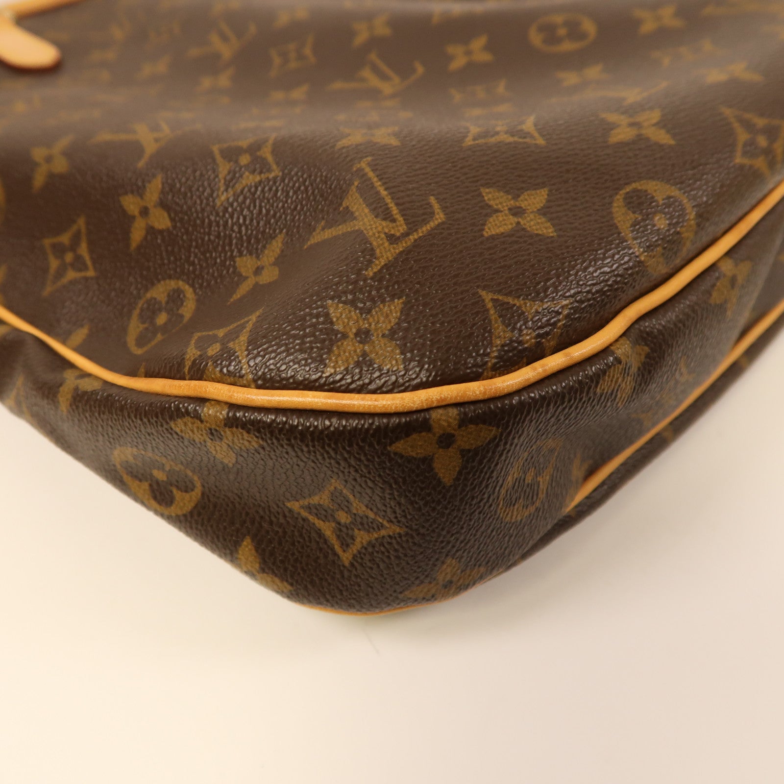 LOUIS VUITTON Monogram Odeon GM金扣手挽肩背兩用袋啡色