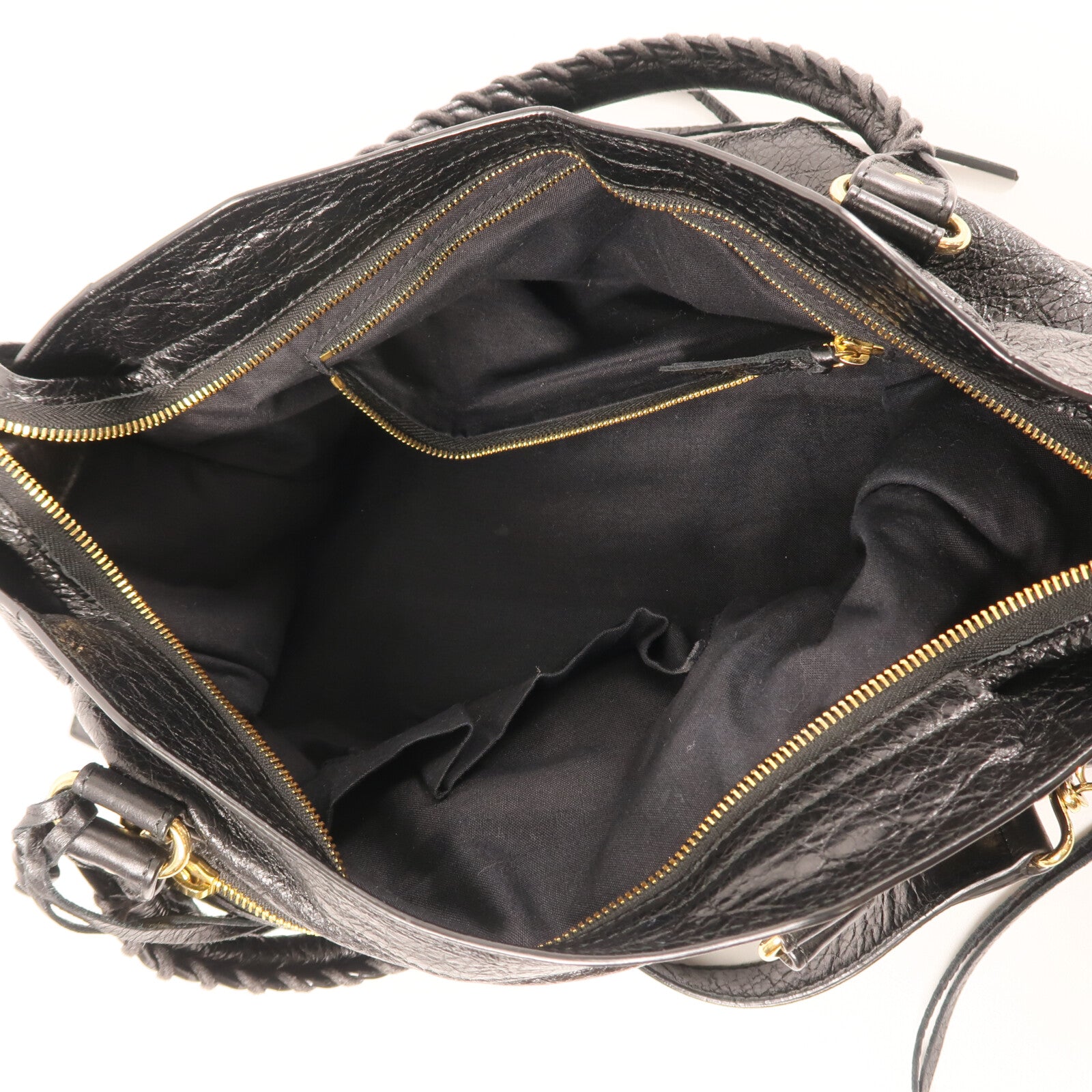 BALENCIAGA 羊皮皮革Le City金扣手挽肩背兩用袋