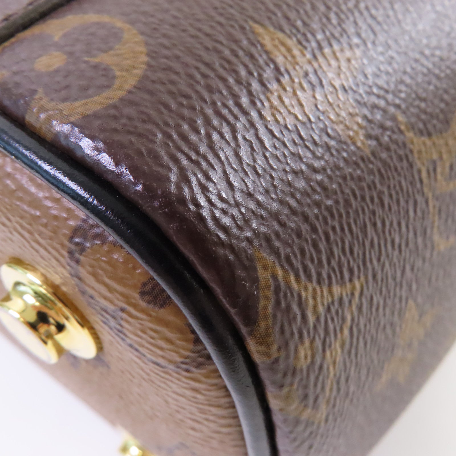 LOUIS VUITTON Monogram Vanity PM 2Way Shoulder Bag金扣手挽肩背兩用袋啡色