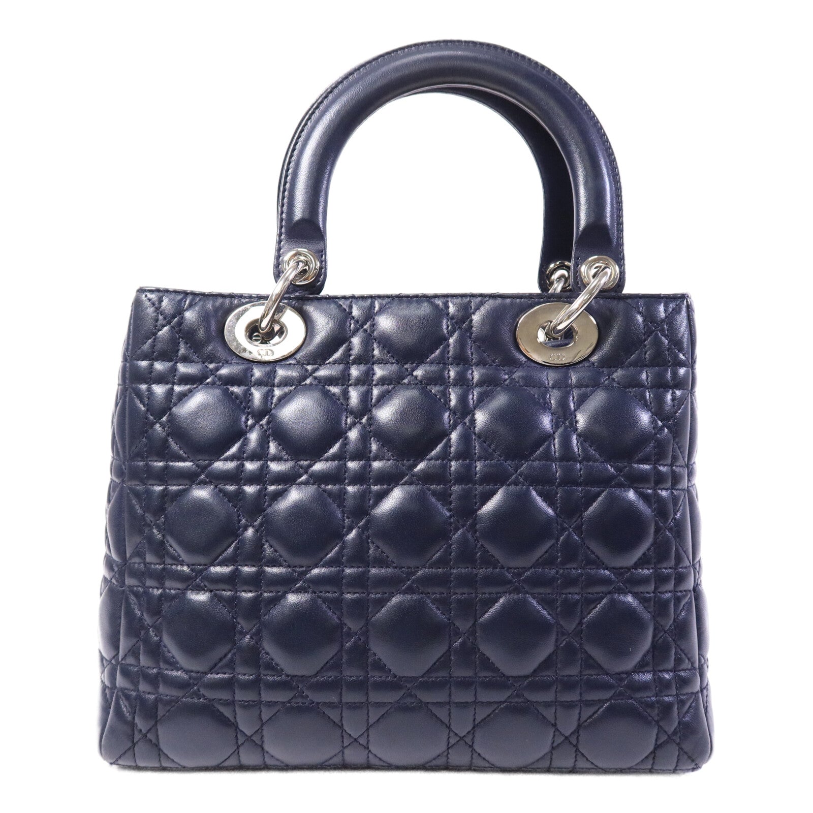 Dior 羊皮皮革Lady Dior Small手挽肩背兩用袋