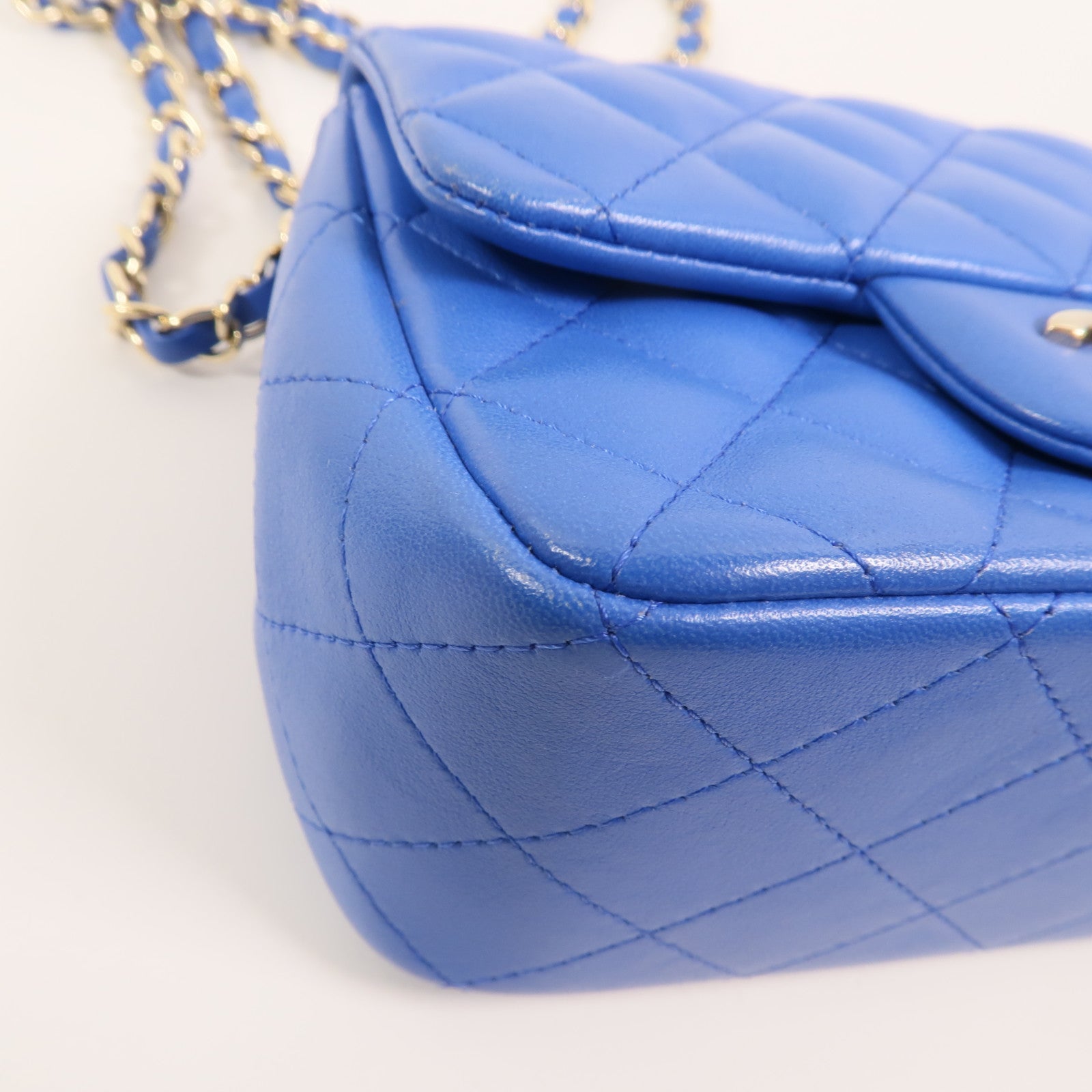 CHANEL 羊皮皮革Mini Classic 17鏈帶肩背袋