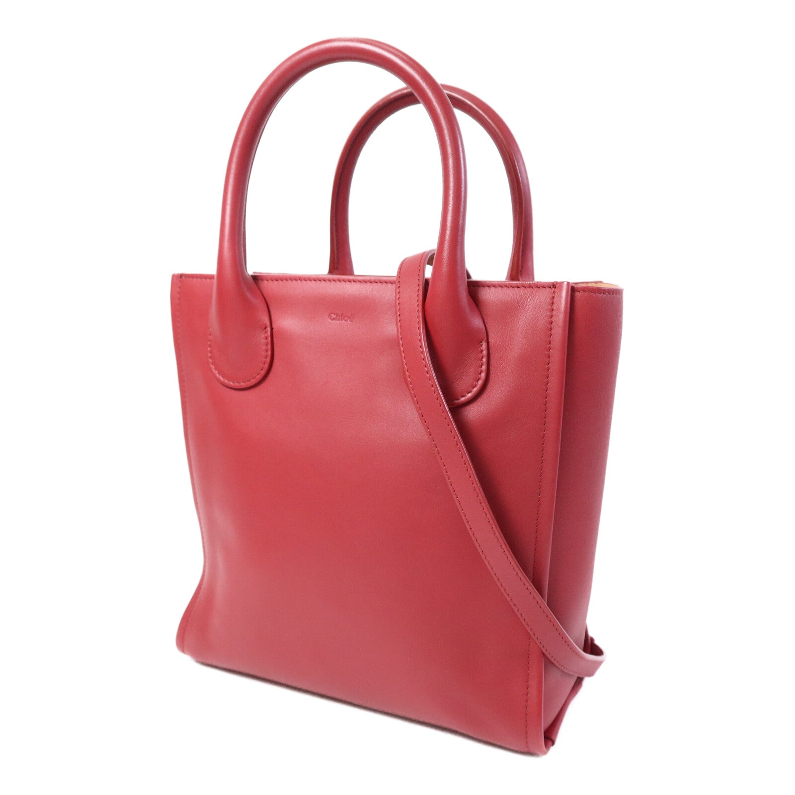 Chloe 【激減優惠】牛皮皮革Joyce Small Tote Bag金扣手挽肩背兩用袋