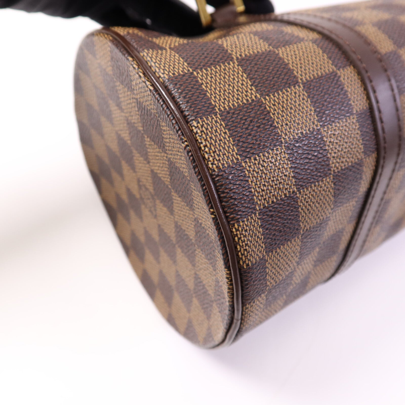 LOUIS VUITTON Damier Papillon GM金扣肩背袋