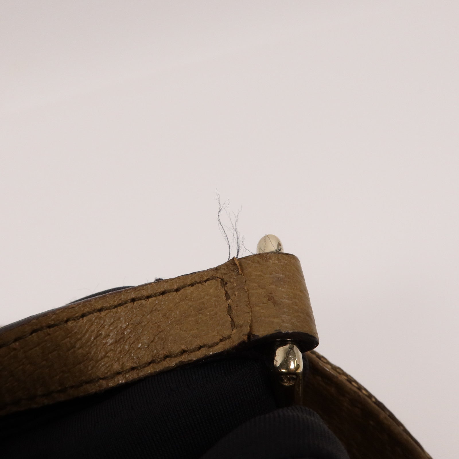 GUCCI 帆布Shoulder Bag金扣肩背袋