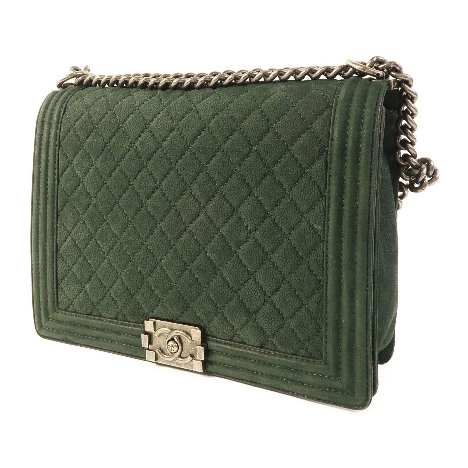 CHANEL 牛皮皮革Boy Chanel 30鏈帶肩背袋