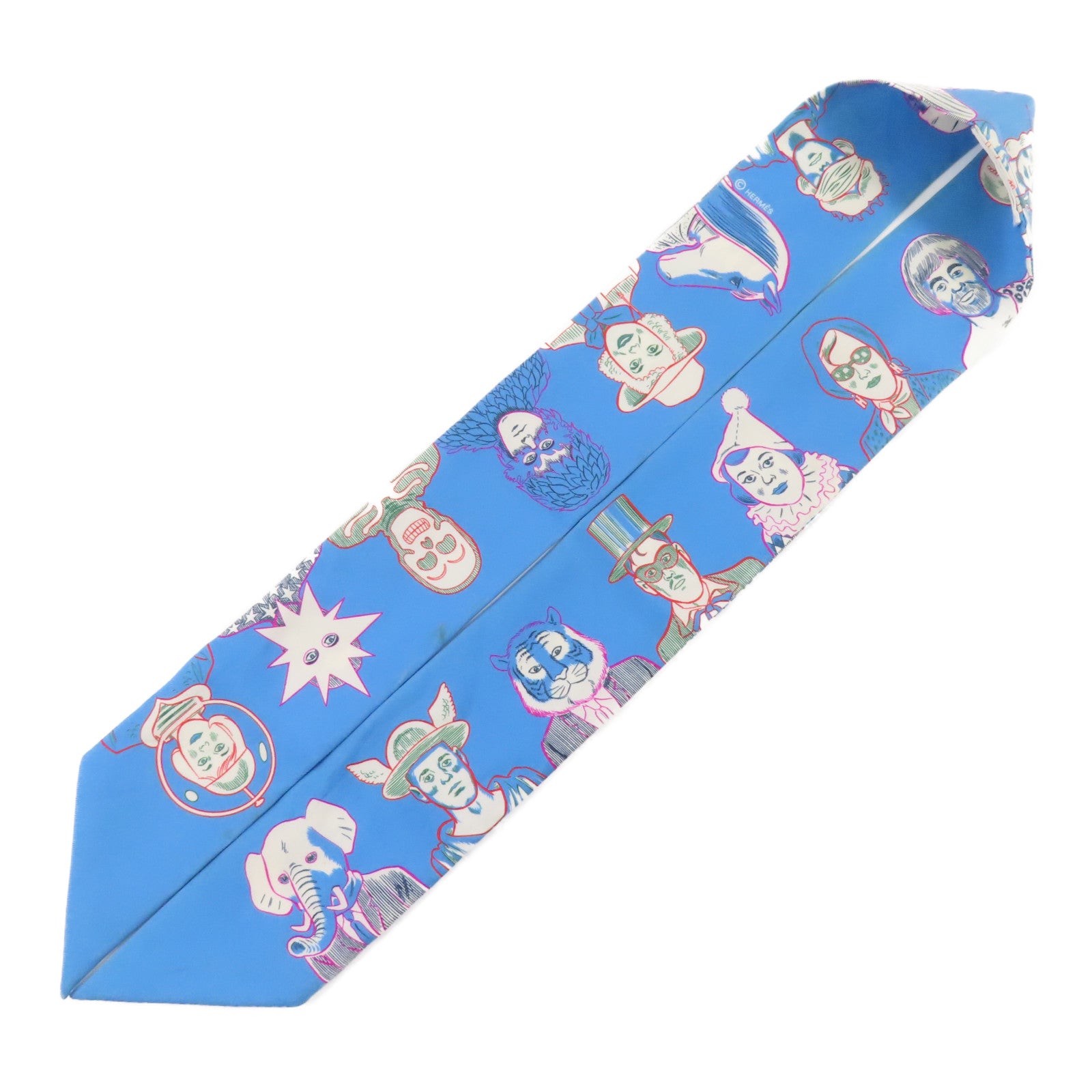 HERMES 絲質Twilly絲巾