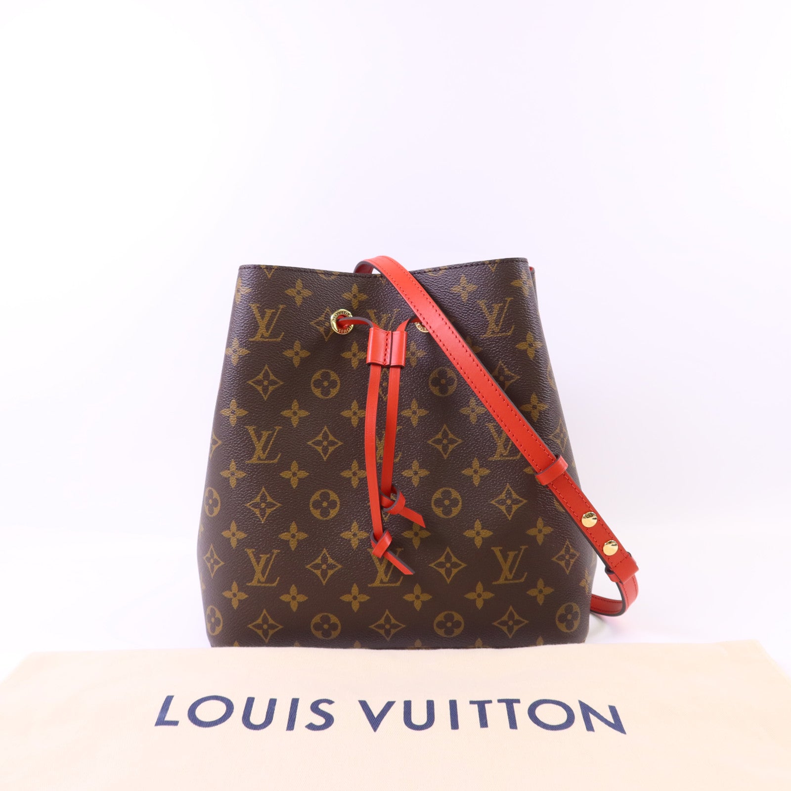 LOUIS VUITTON Monogram Neo Noe Bucket Bag金扣肩背袋