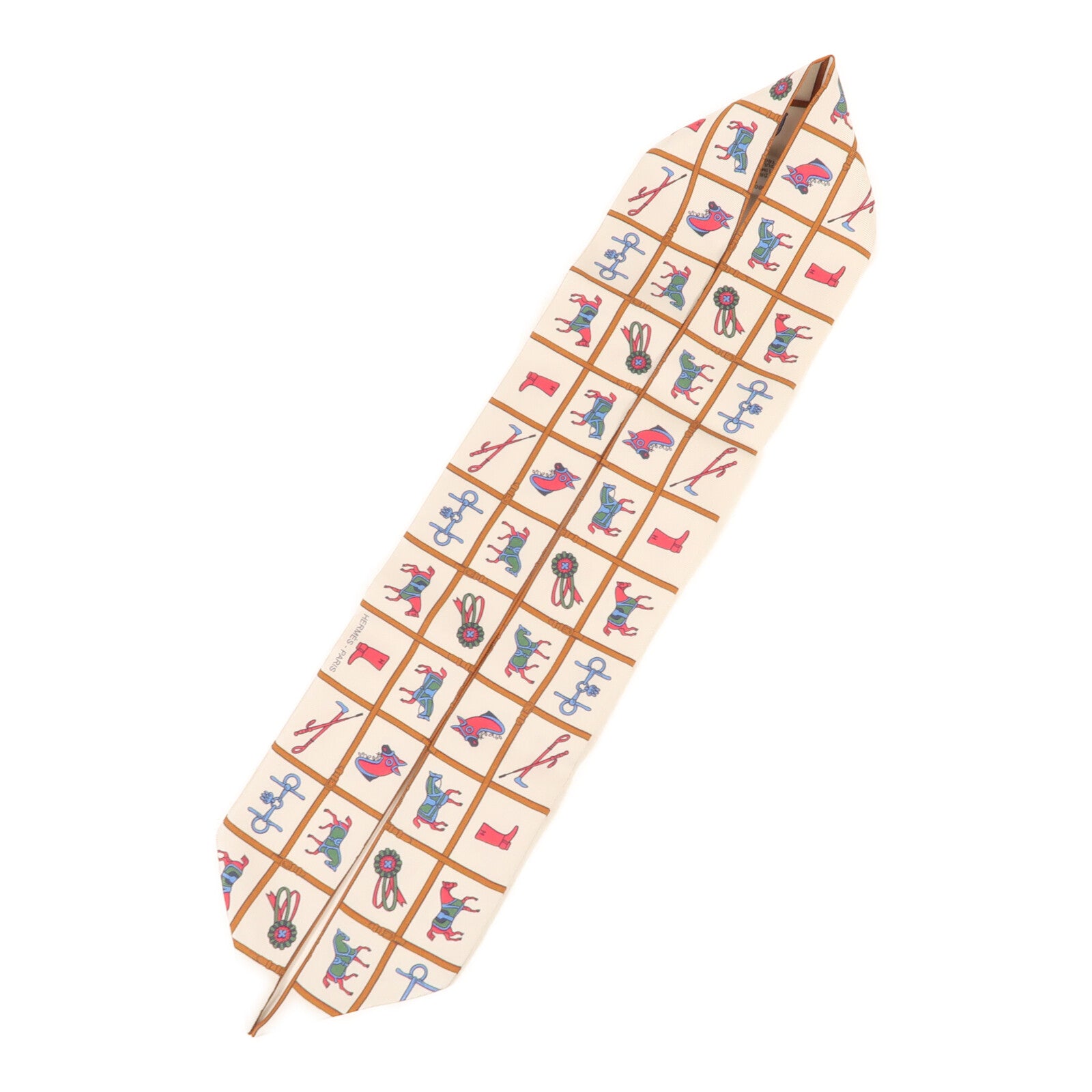 HERMES 絲質Twilly絲巾