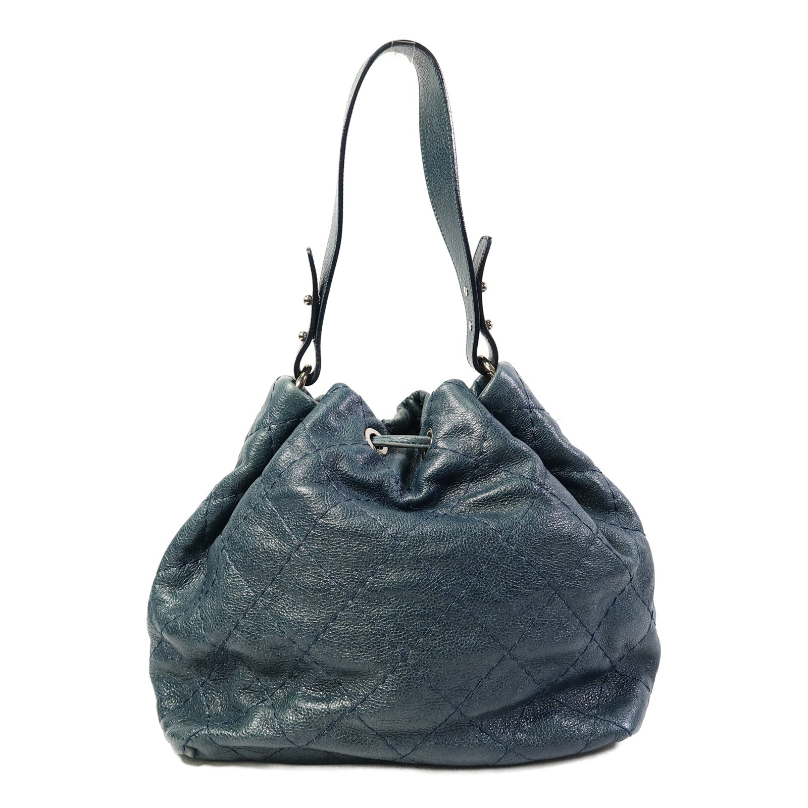 CHANEL 牛皮皮革Shoulder Bag鏈帶手挽袋