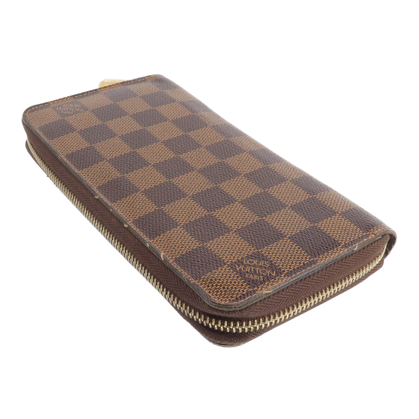 LOUIS VUITTON 【激減優惠】Damier Zipper Long Wallet金扣長錢包