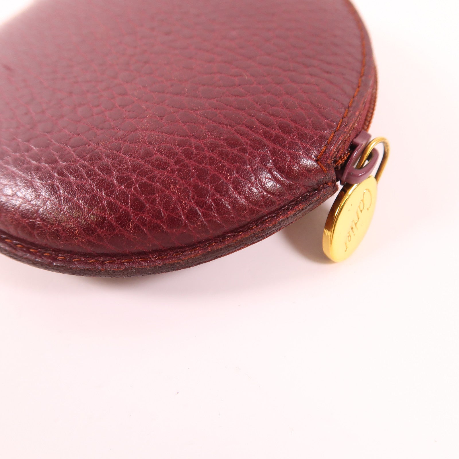 CARTIER 牛皮皮革Coin Case金扣零錢包