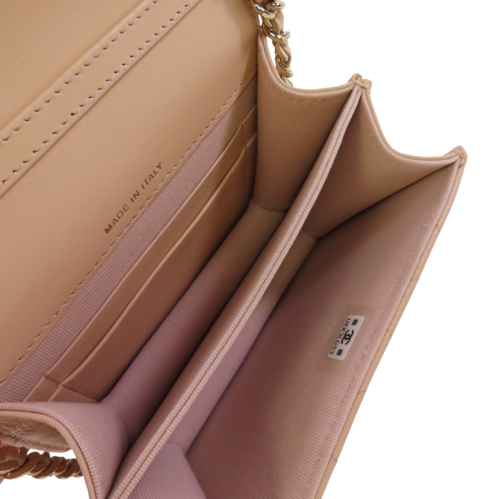 CHANEL 牛皮皮革Mini Flap Bag金扣鏈帶肩背袋