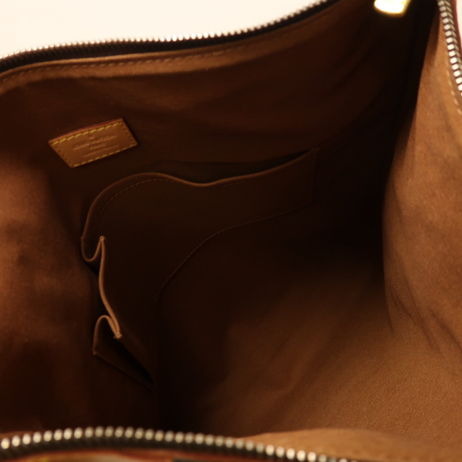 LOUIS VUITTON Monogram Odeon GM金扣手挽肩背兩用袋啡色