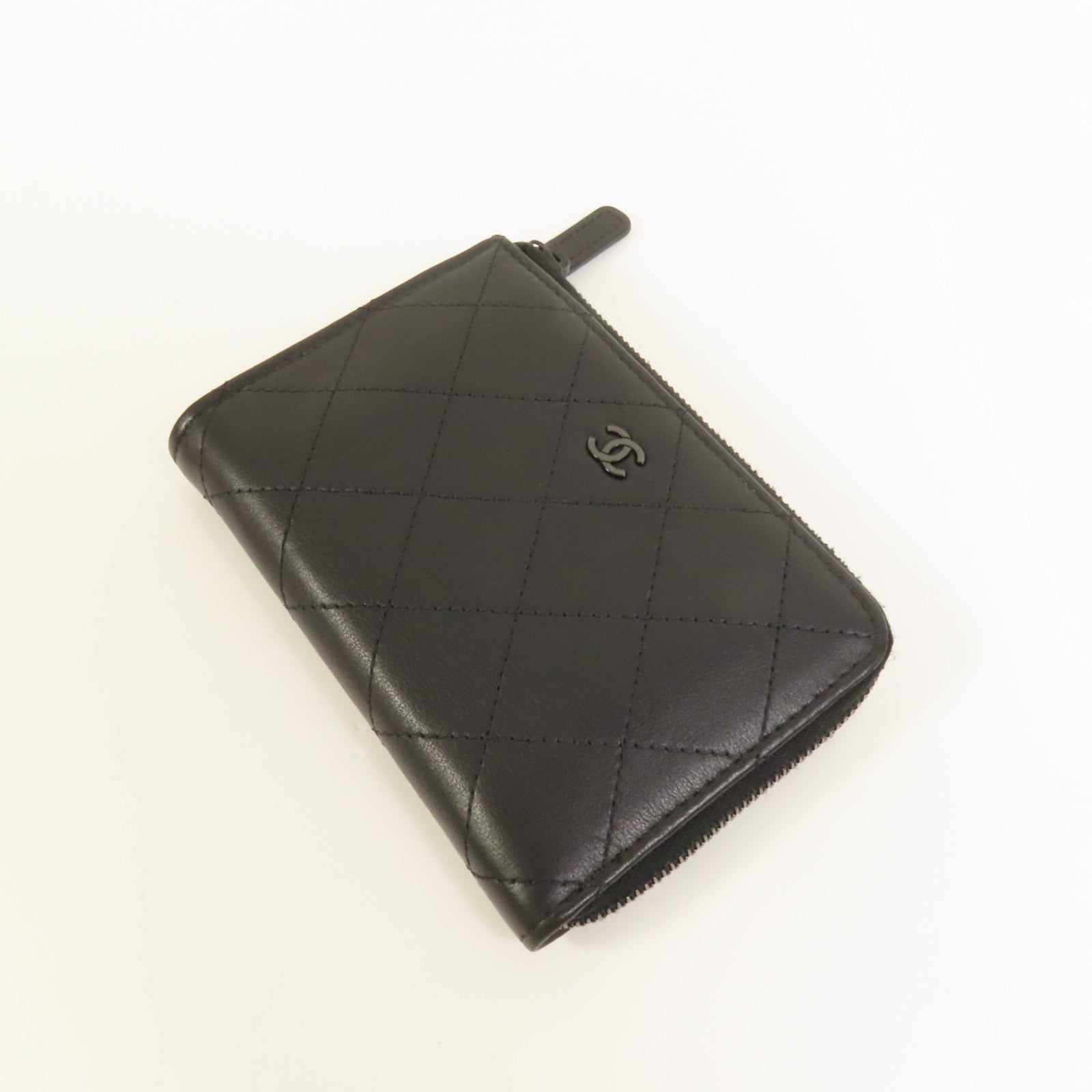 CHANEL 羊皮皮革CoCo SoBlack L錢包