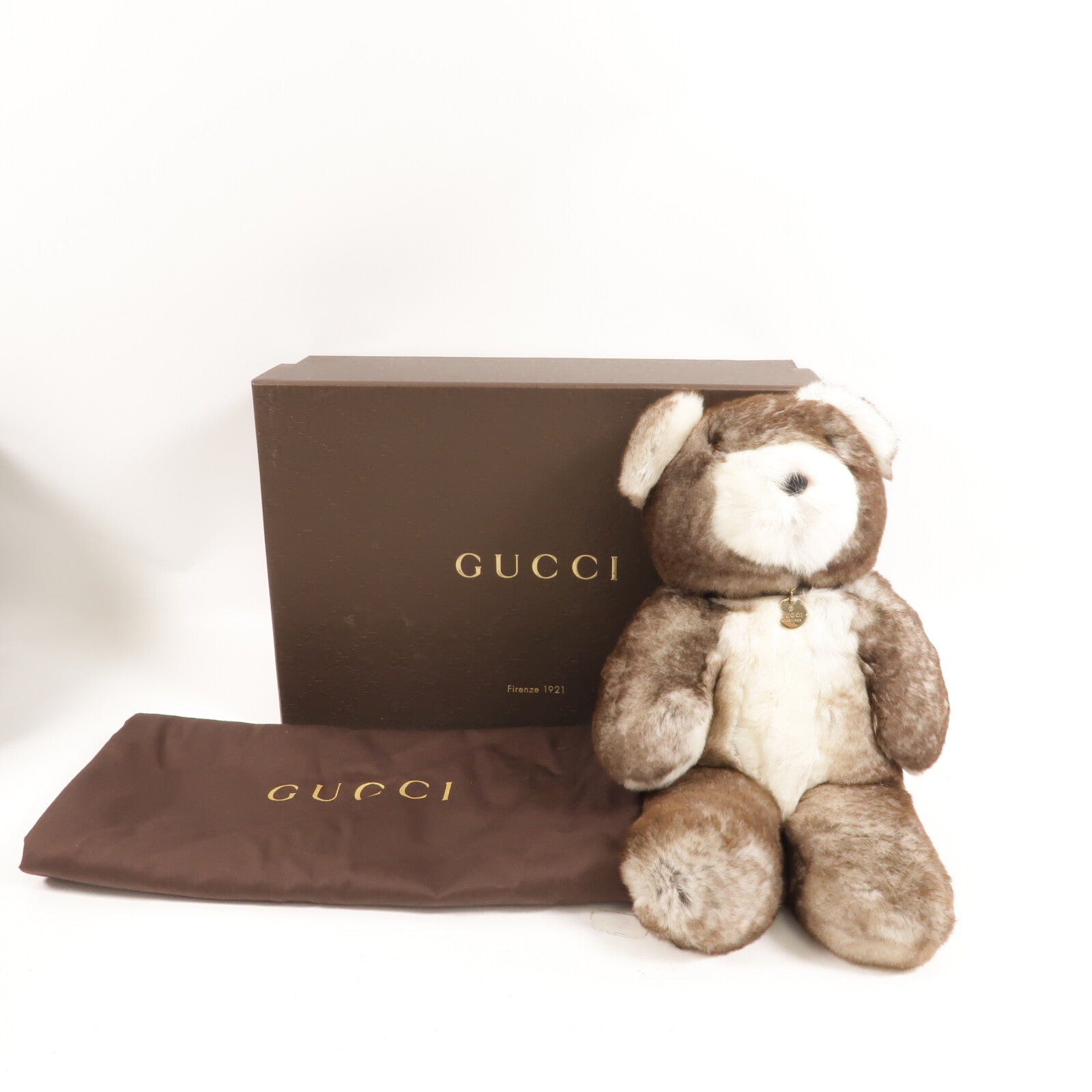 GUCCI 兔毛Teddy Bear玩偶