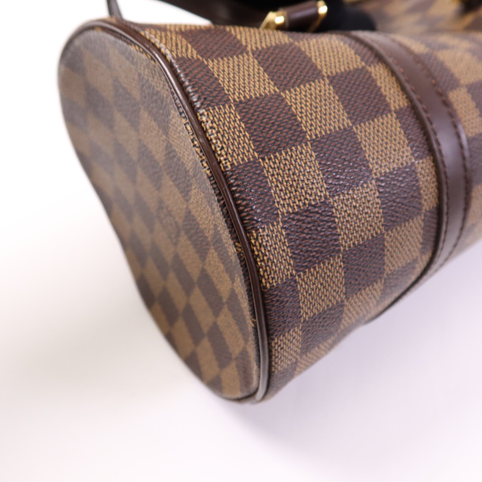 LOUIS VUITTON Damier Papillon GM金扣肩背袋