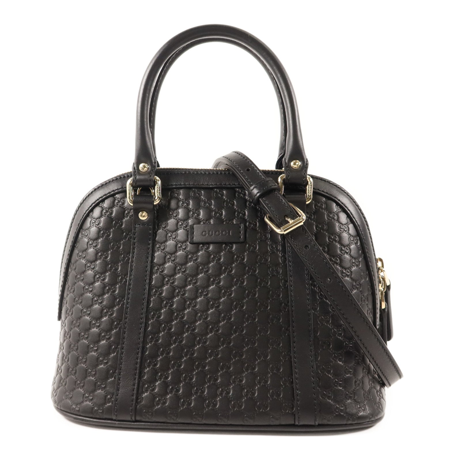 GUCCI 牛皮皮革2 Way Shoulder Bag金扣手挽肩背兩用袋