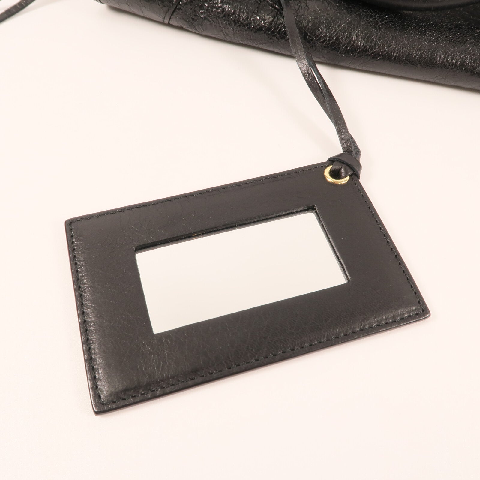 BALENCIAGA 羊皮皮革Le City金扣手挽肩背兩用袋