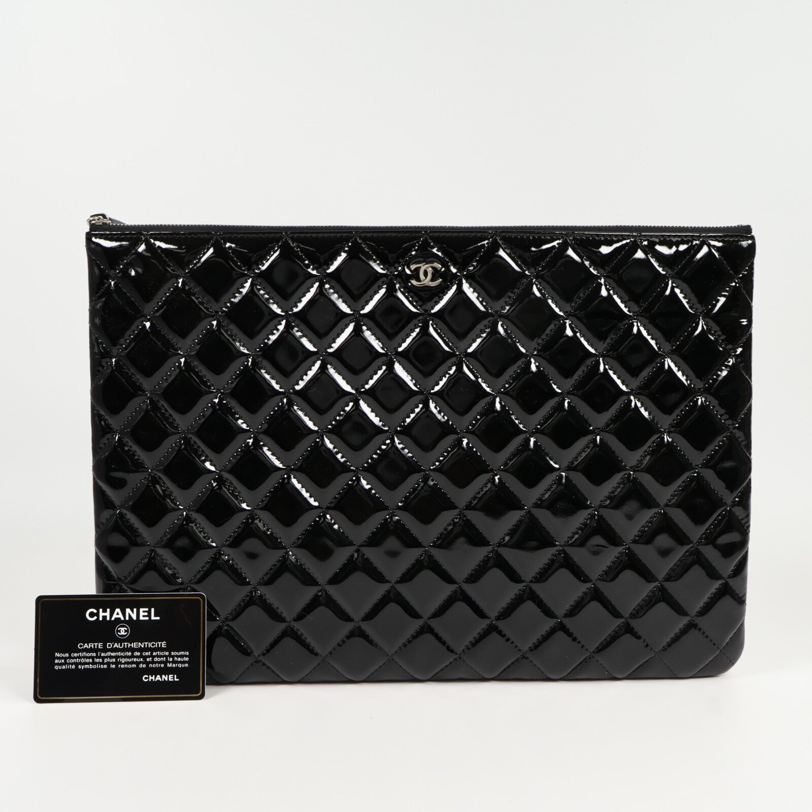 CHANEL 漆皮皮革Clutch Bag手拿包