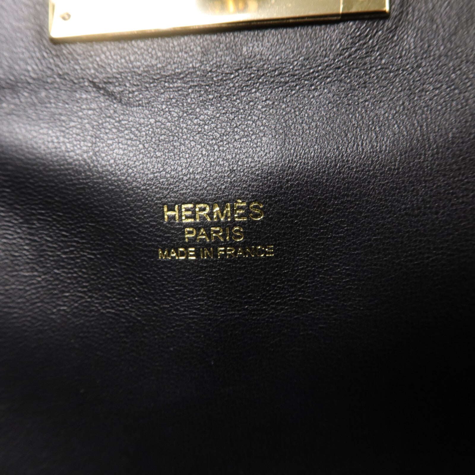 HERMES Evercolor皮革Tool Box 26手挽肩背兩用袋Noir