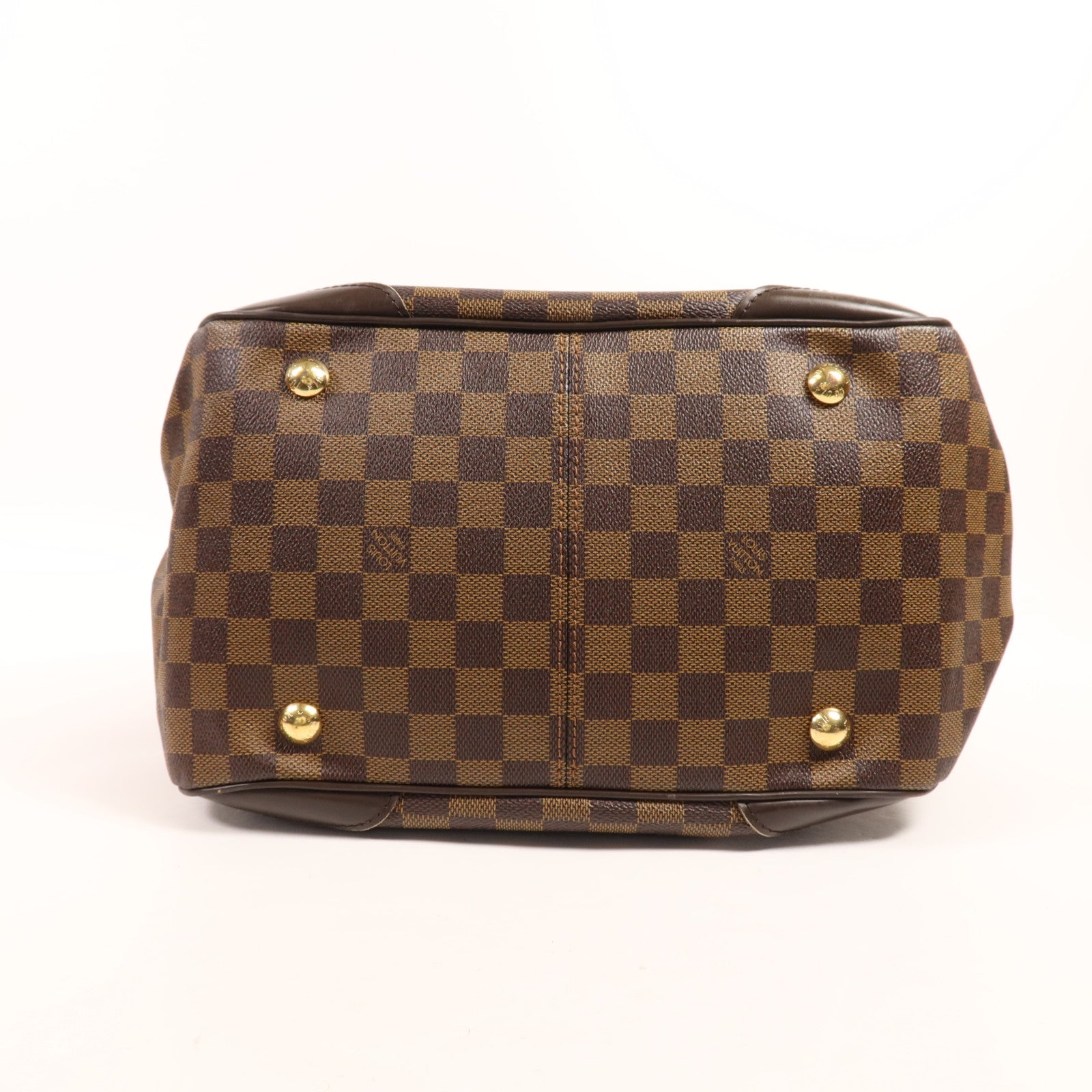 LOUIS VUITTON Damier Verona MM金扣肩背袋