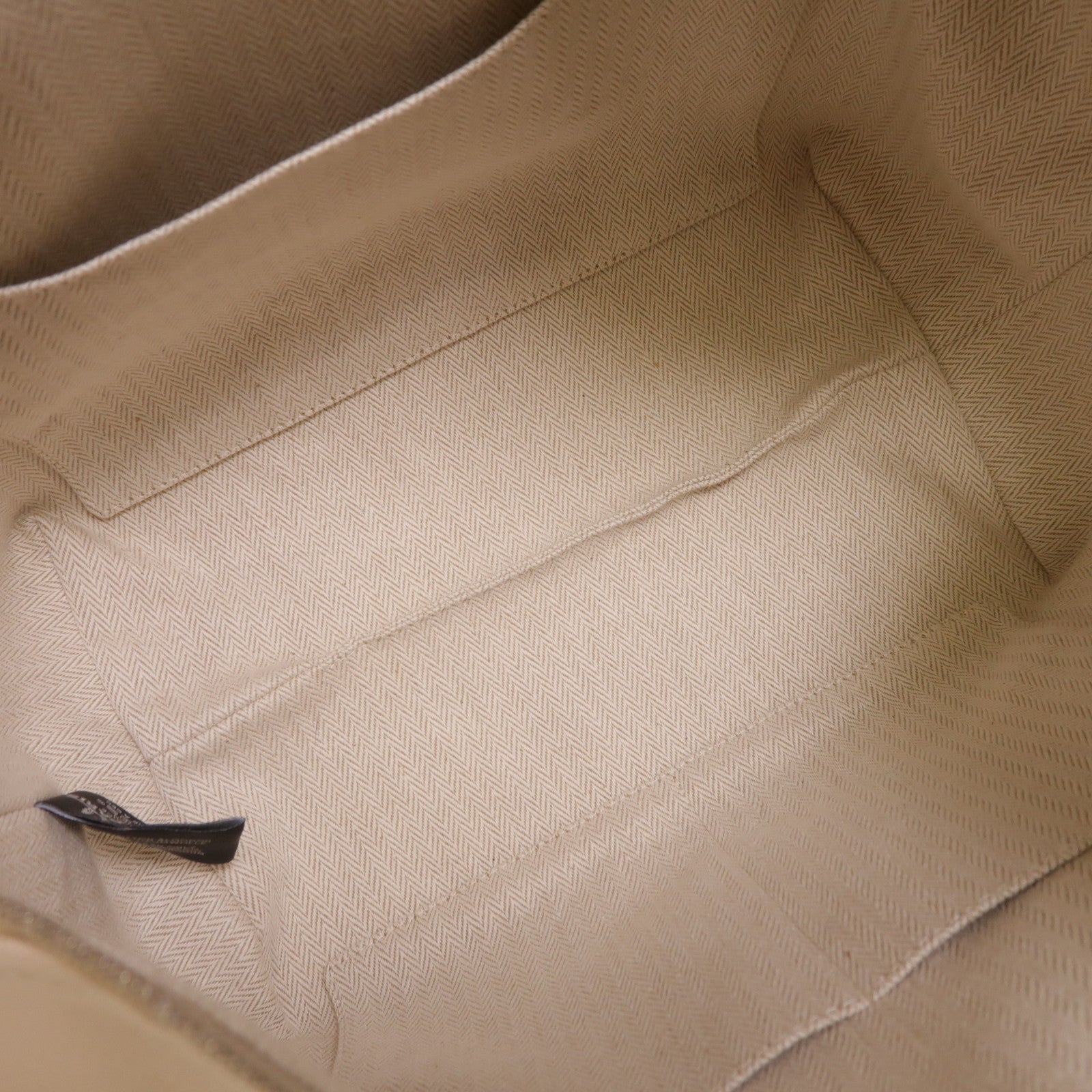 HERMES 帆布Bride A Brac銀扣手挽袋