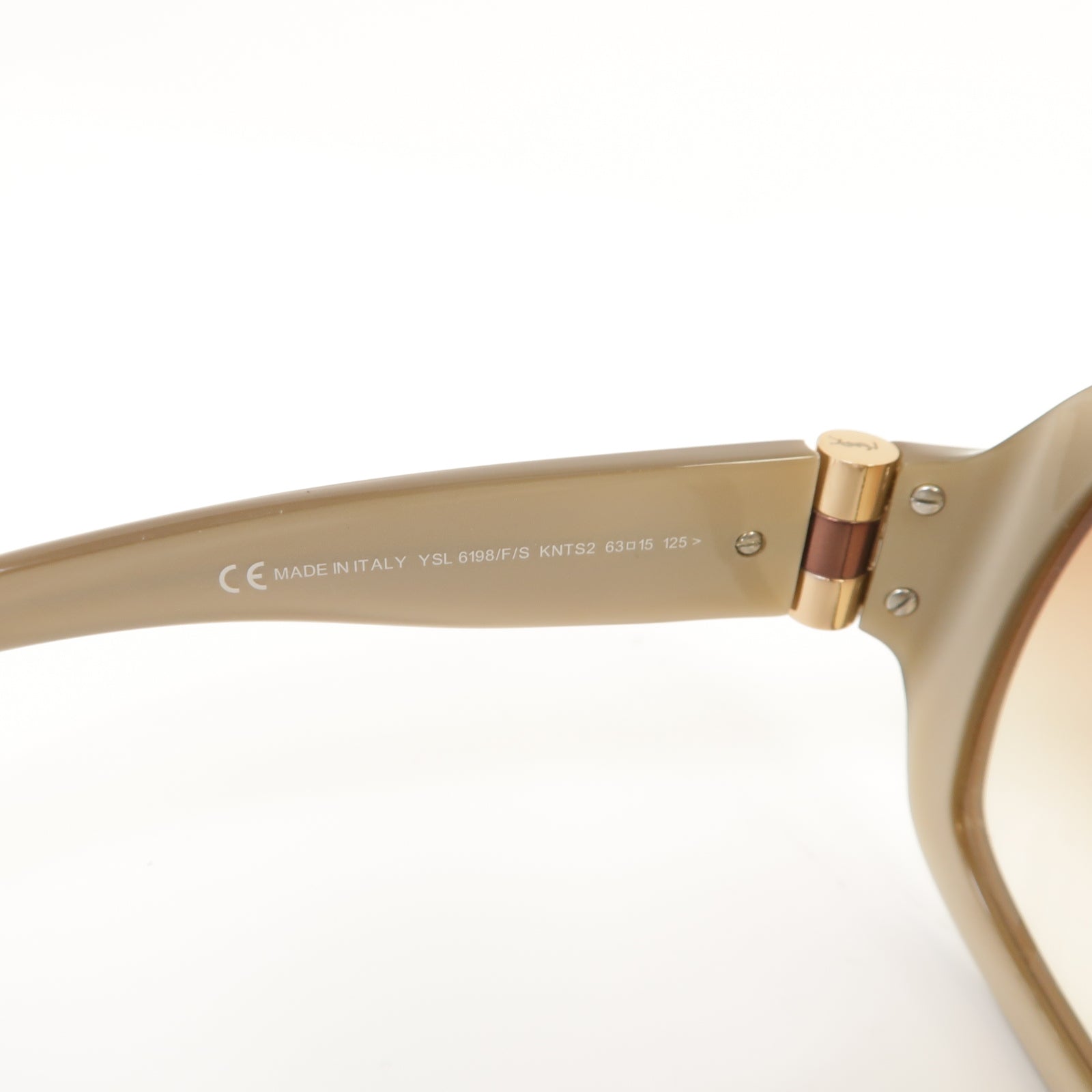 SAINT LAURENT PVC Sunglasses太陽眼鏡棕色