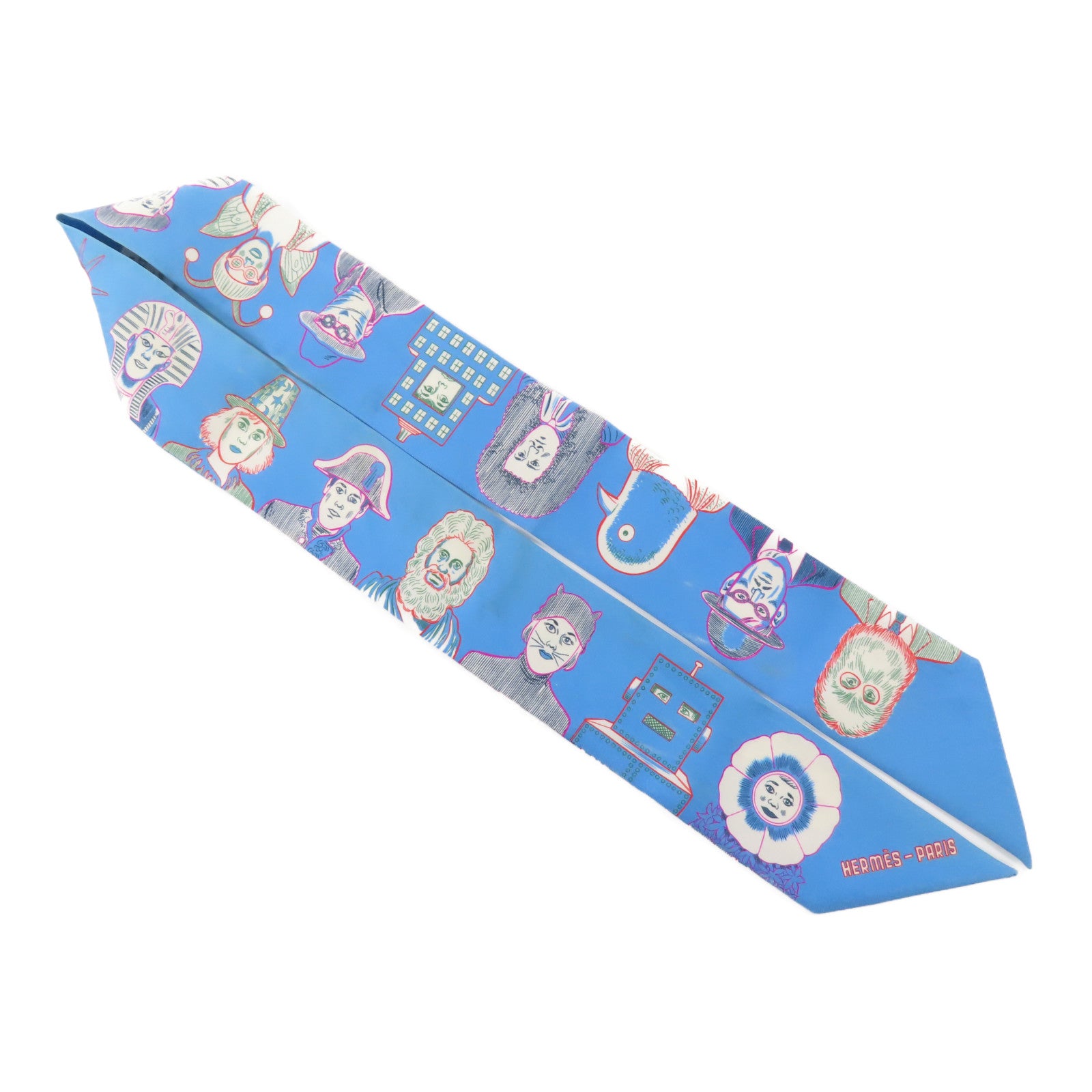 HERMES 絲質Twilly絲巾