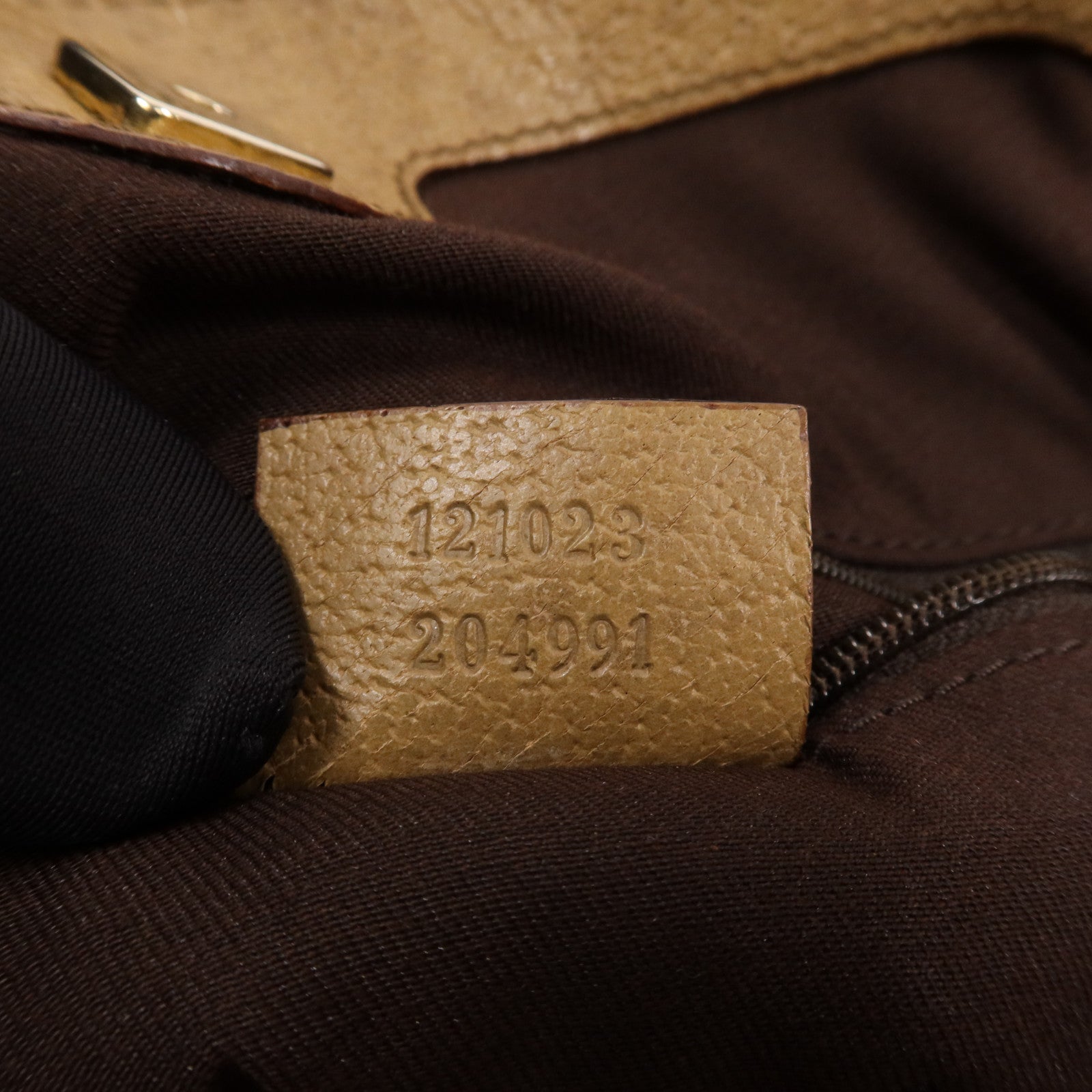 GUCCI 帆布Shoulder Bag金扣肩背袋