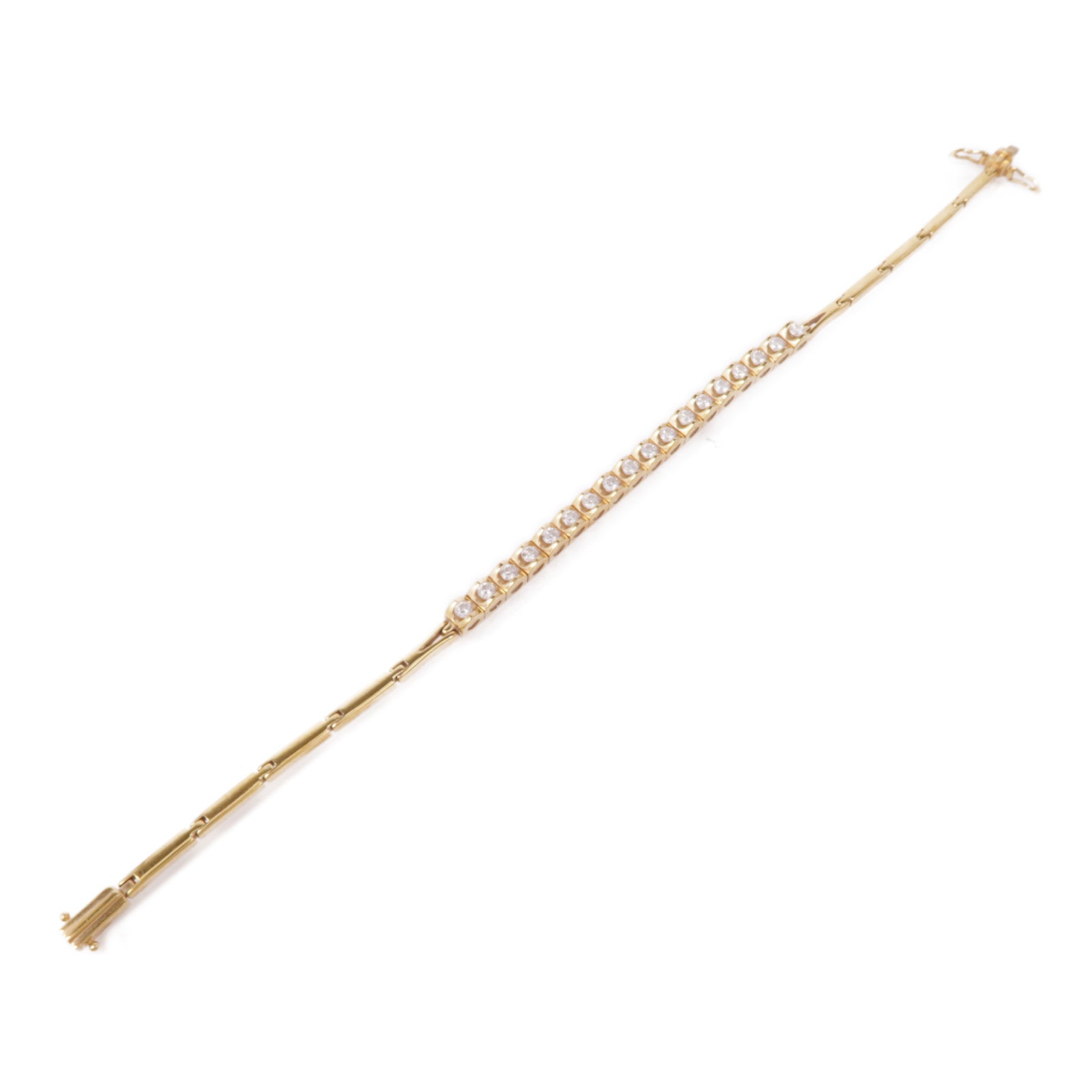 JEWELRY 【激減優惠】18K黃金Diamond Bracelet鑽石手鏈