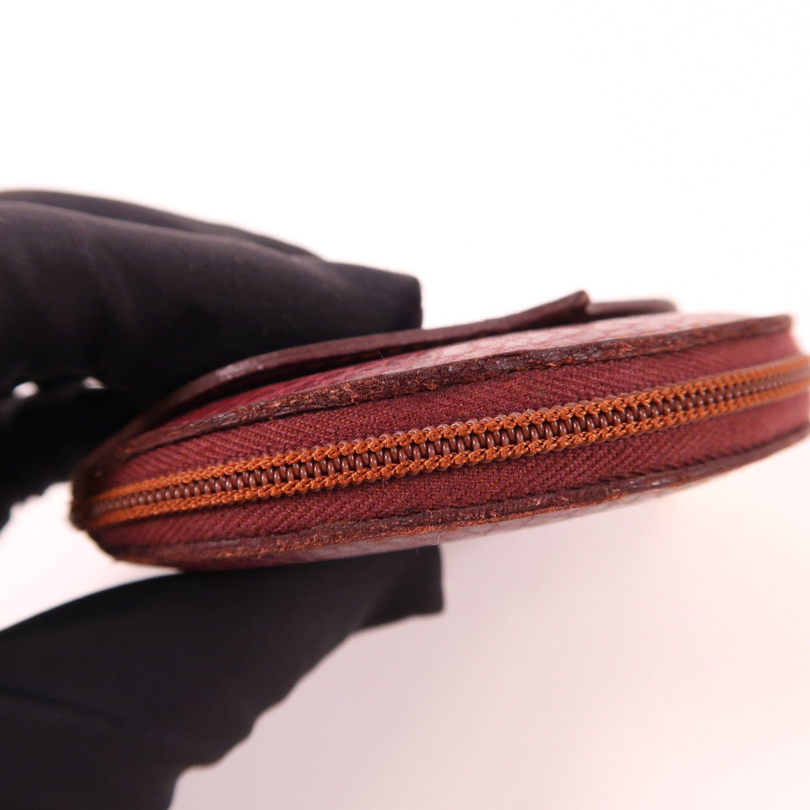 CARTIER 牛皮皮革Coin Case金扣零錢包