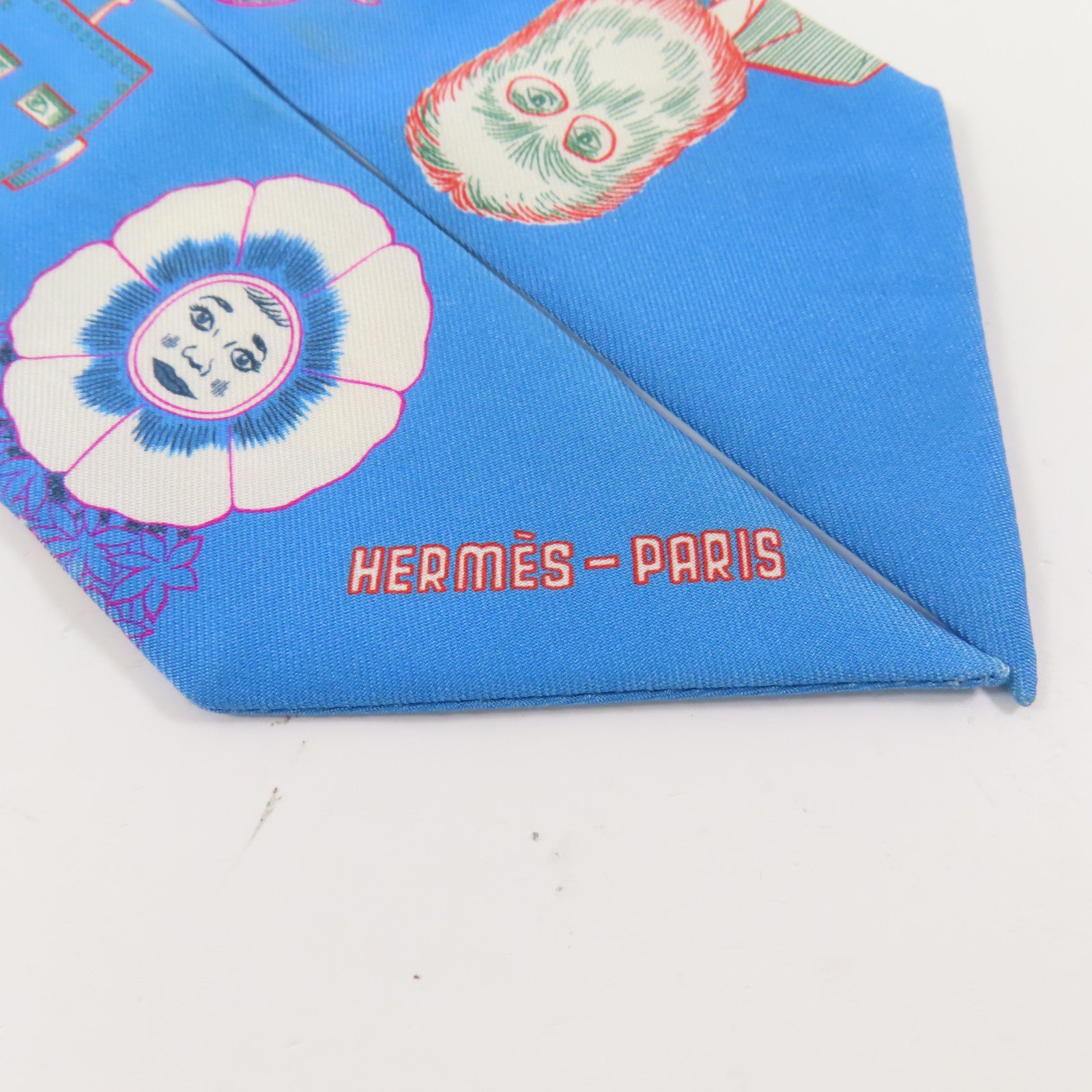 HERMES 絲質Twilly絲巾