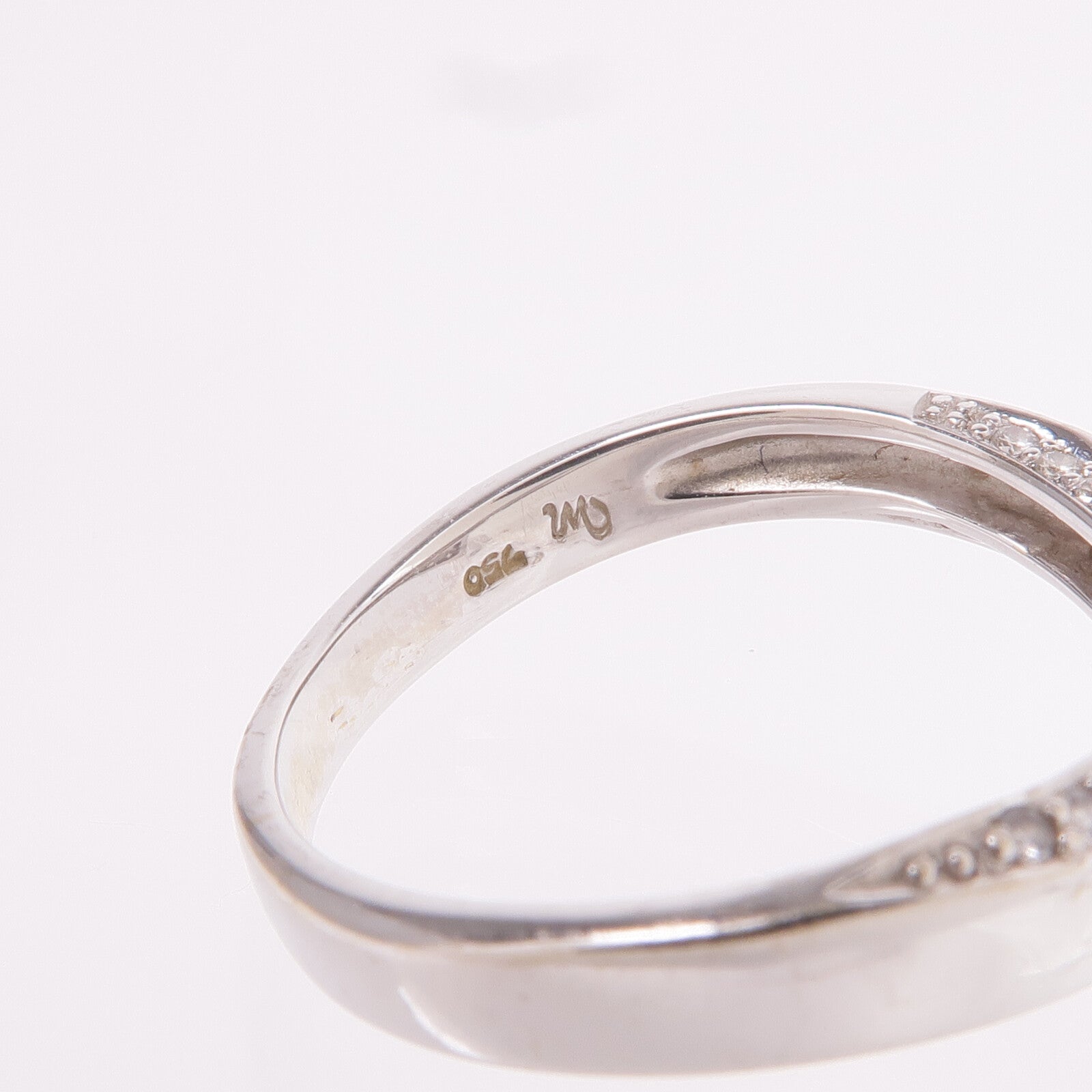 JEWELRY 【激減優惠】18K白金Diamond Ring鑽石戒指US#7.5