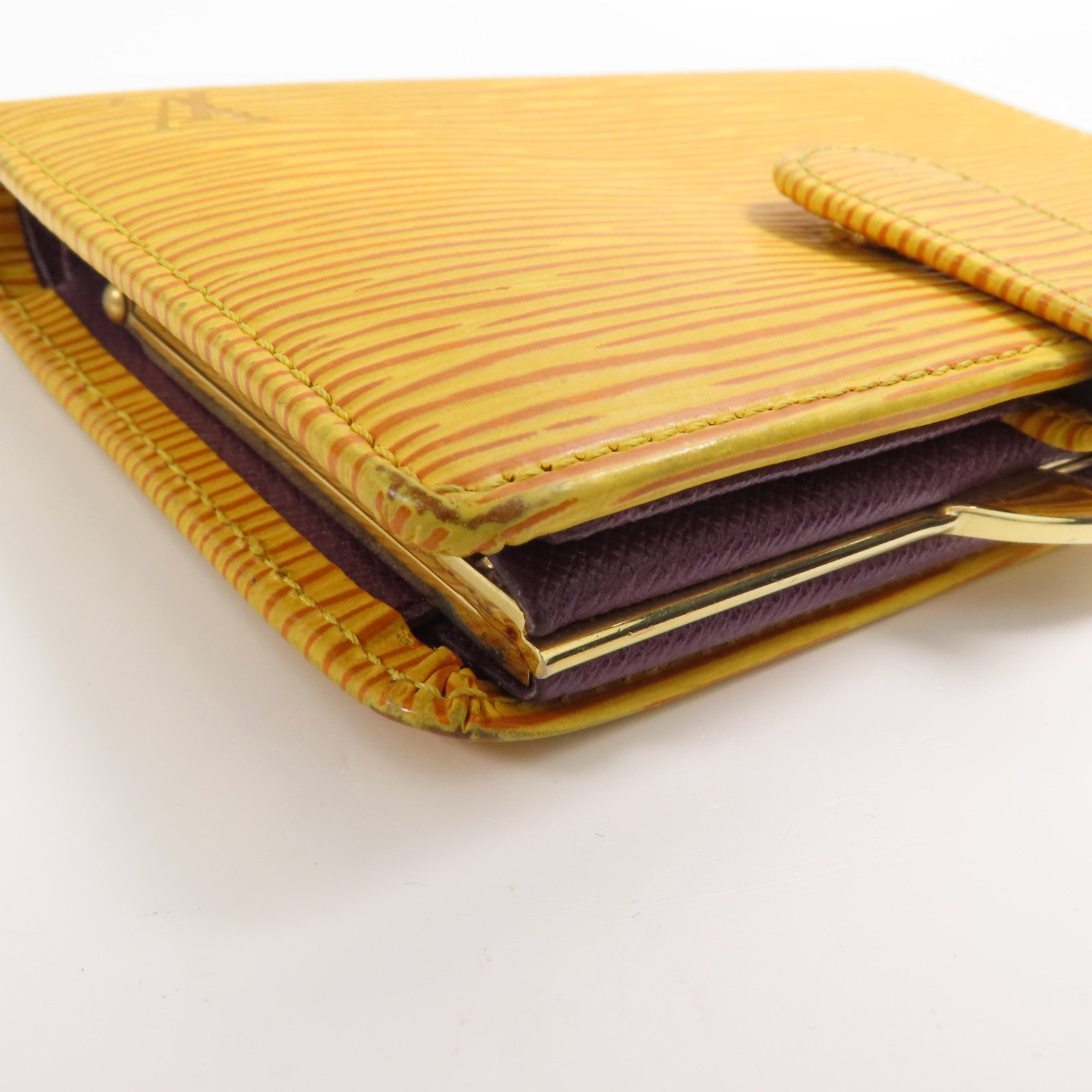 LOUIS VUITTON LV GHW Wallet  Epi Yellow
