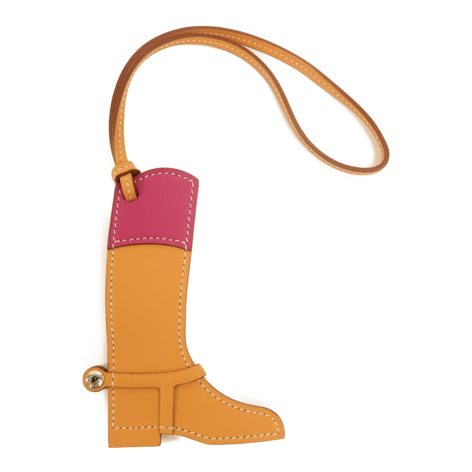HERMES Swift皮革Paddock Boot Charm掛飾