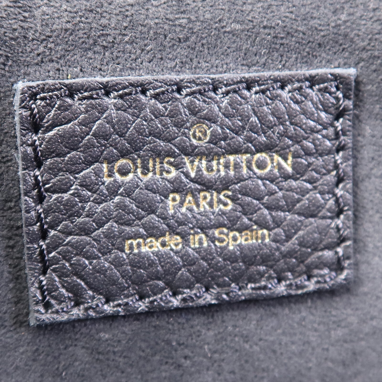 LOUIS VUITTON Monogram Empreinte Petit Palais金扣手挽肩背兩用袋
