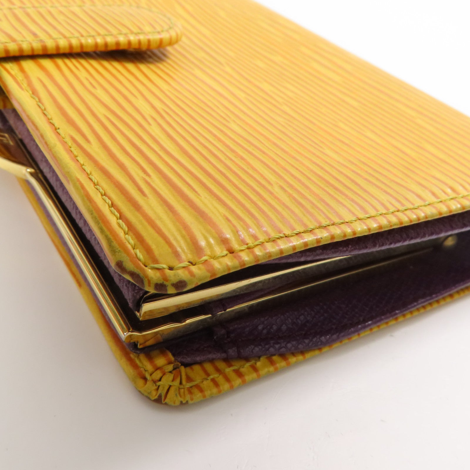 LOUIS VUITTON LV GHW Wallet  Epi Yellow