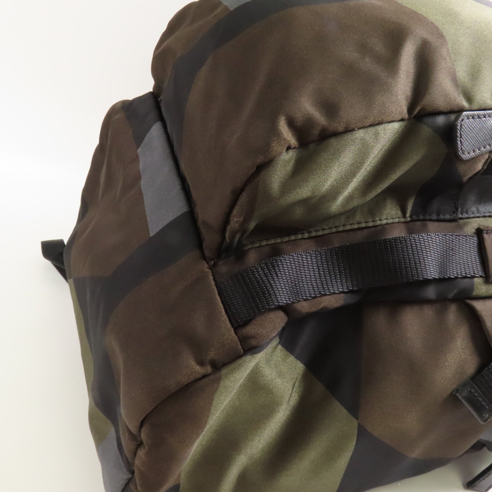 PRADA 尼龍Backpack銀扣背包