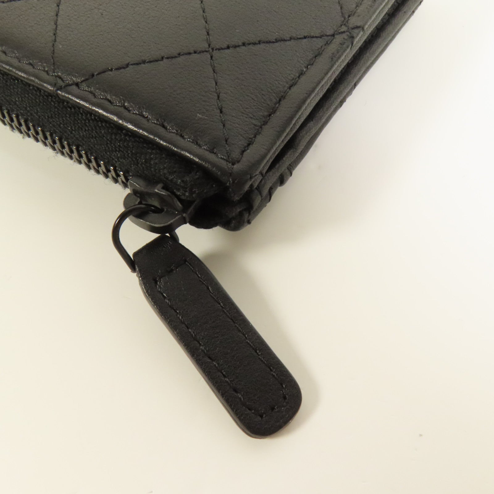 CHANEL 羊皮皮革CoCo SoBlack L錢包