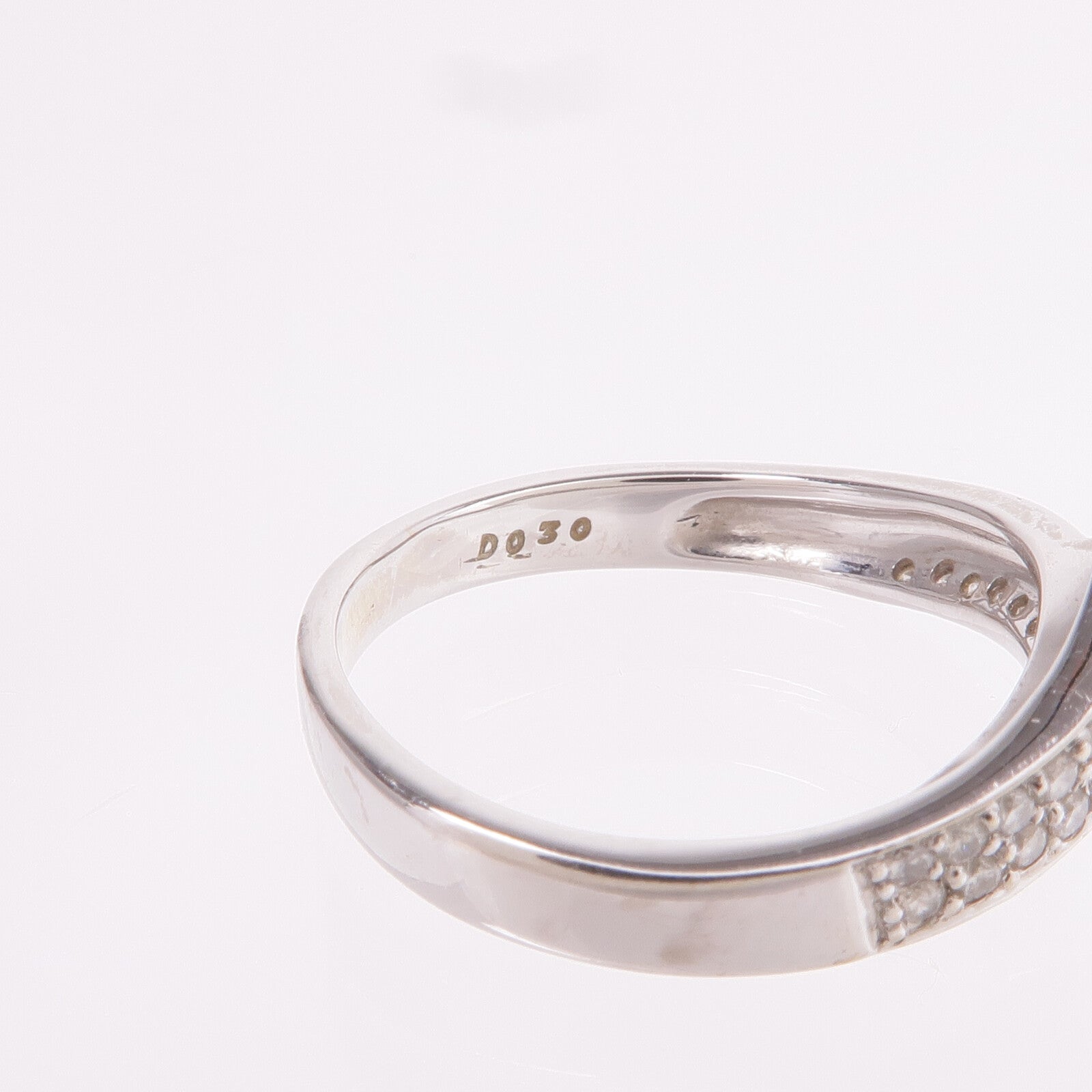 JEWELRY 【激減優惠】18K白金Diamond Ring鑽石戒指US#7.5