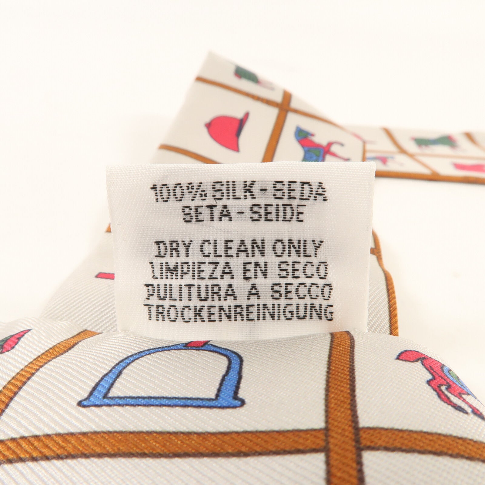 HERMES 絲質Twilly絲巾